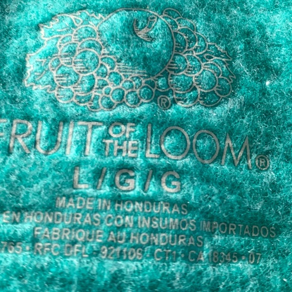 Fruit of the Loom Jersey front zip up  hoodie jacket - Picture 8 of 8